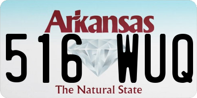 AR license plate 516WUQ