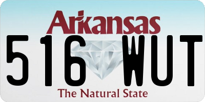 AR license plate 516WUT