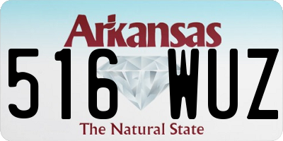 AR license plate 516WUZ