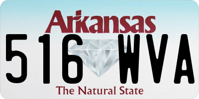 AR license plate 516WVA