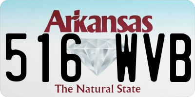 AR license plate 516WVB