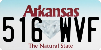 AR license plate 516WVF