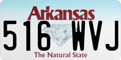 AR license plate 516WVJ