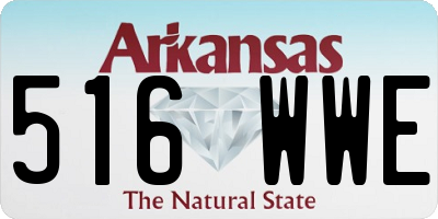 AR license plate 516WWE