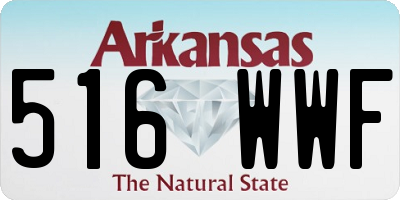 AR license plate 516WWF