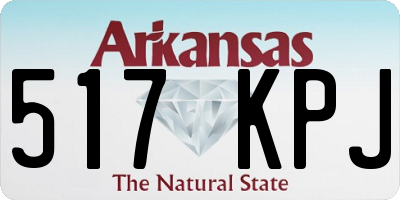 AR license plate 517KPJ