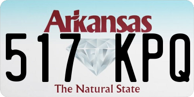 AR license plate 517KPQ
