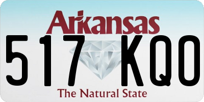 AR license plate 517KQO