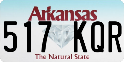 AR license plate 517KQR