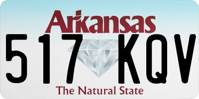 AR license plate 517KQV