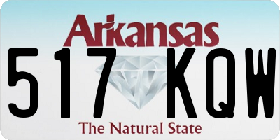 AR license plate 517KQW