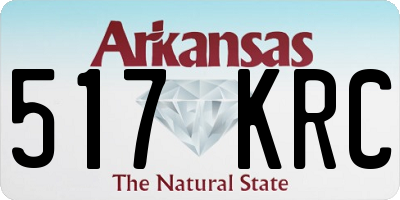 AR license plate 517KRC