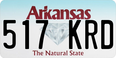AR license plate 517KRD