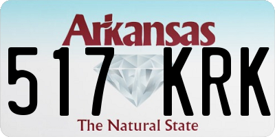 AR license plate 517KRK