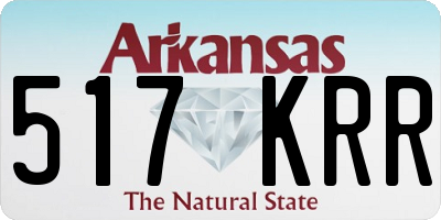 AR license plate 517KRR