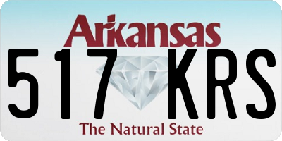 AR license plate 517KRS