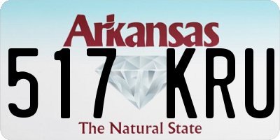 AR license plate 517KRU
