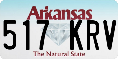 AR license plate 517KRV