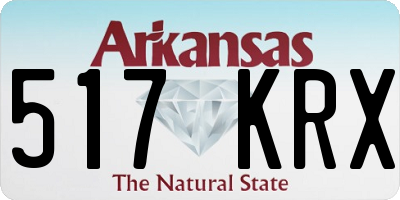 AR license plate 517KRX