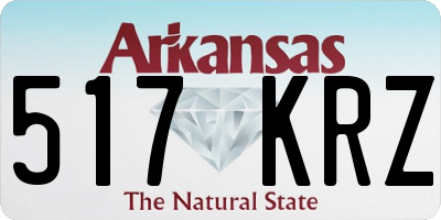 AR license plate 517KRZ