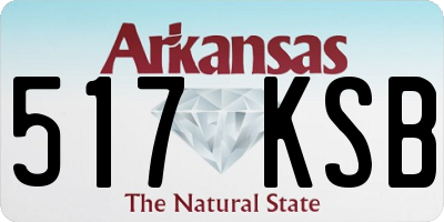 AR license plate 517KSB