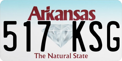 AR license plate 517KSG