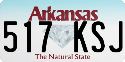 AR license plate 517KSJ