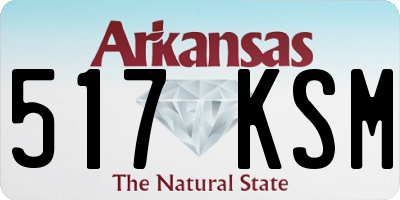 AR license plate 517KSM