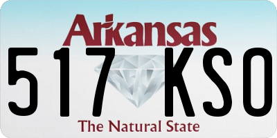 AR license plate 517KSO