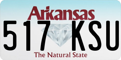 AR license plate 517KSU