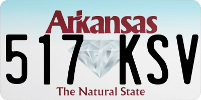AR license plate 517KSV