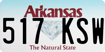 AR license plate 517KSW