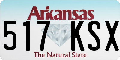 AR license plate 517KSX