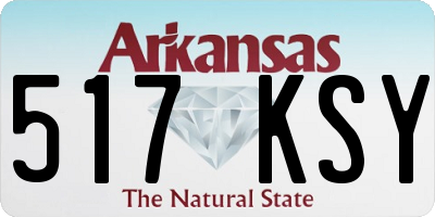 AR license plate 517KSY