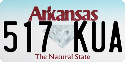 AR license plate 517KUA
