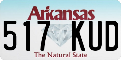 AR license plate 517KUD