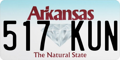 AR license plate 517KUN