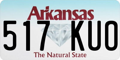 AR license plate 517KUO