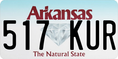 AR license plate 517KUR
