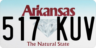 AR license plate 517KUV