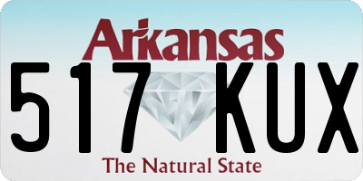 AR license plate 517KUX