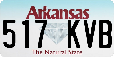 AR license plate 517KVB