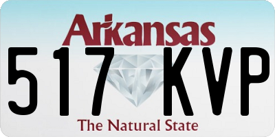 AR license plate 517KVP