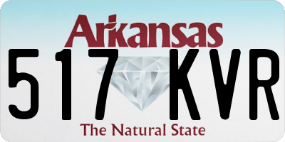 AR license plate 517KVR