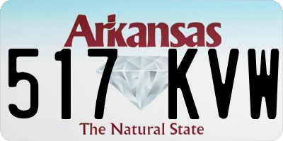 AR license plate 517KVW
