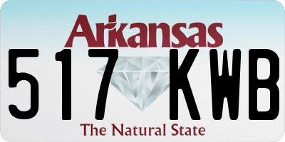 AR license plate 517KWB