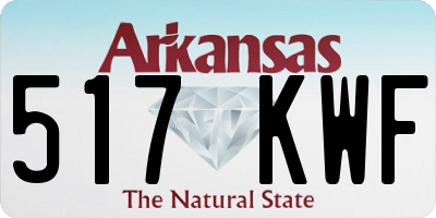 AR license plate 517KWF