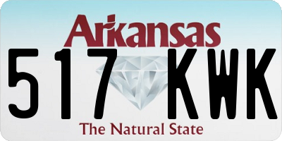 AR license plate 517KWK