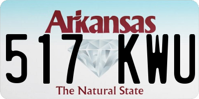 AR license plate 517KWU