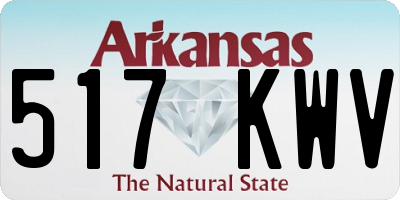 AR license plate 517KWV